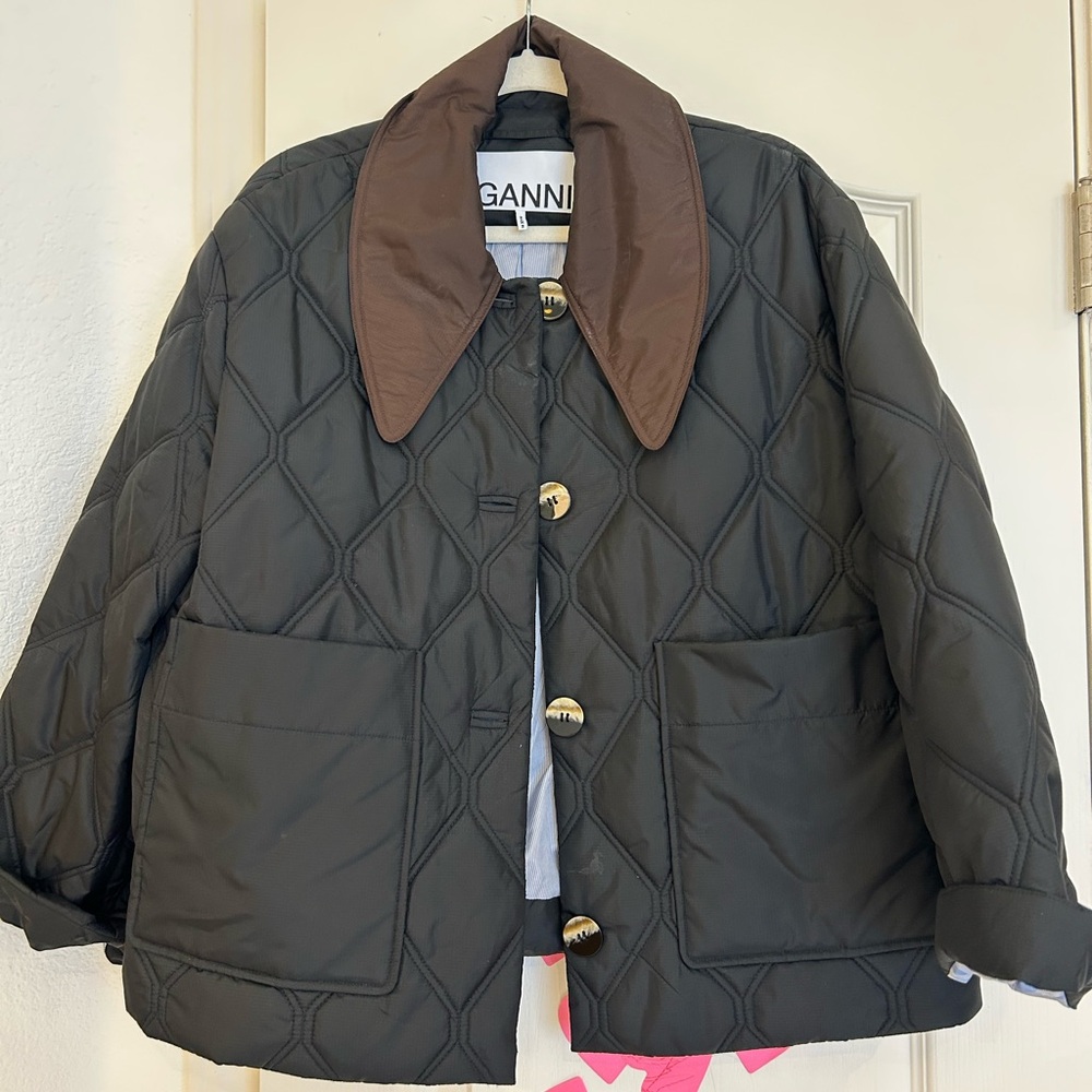 GANNI
Two-tone quilted ripstop jacket - Picture 6 of 6